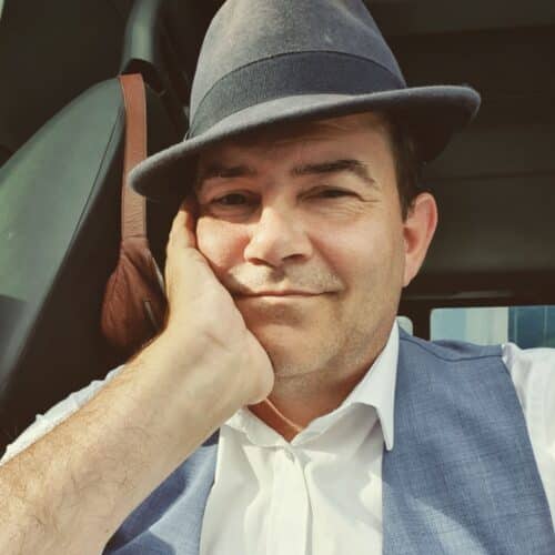 Morten Ellegaard Selfie med hat og vest